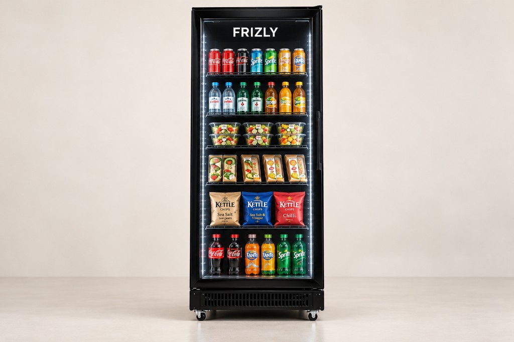 Smart Fridge S garni de boissons et de repas